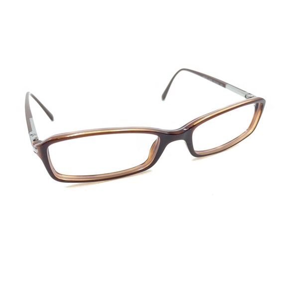 Prada VPR 17G 7OI-1O1 Brown Eyeglasses Frames 52-16 135 Italy Designer Men Women - Picture 1 of 12